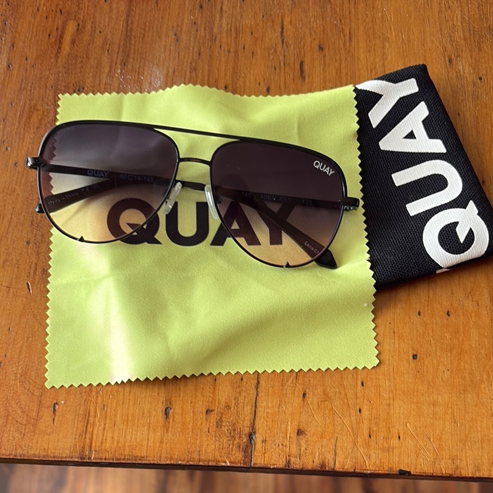 Quay High Key Aviator Sunglasses